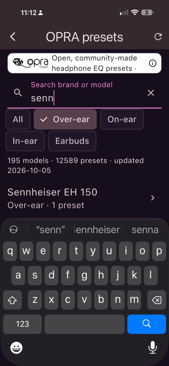 Searching OPRA for “senn”