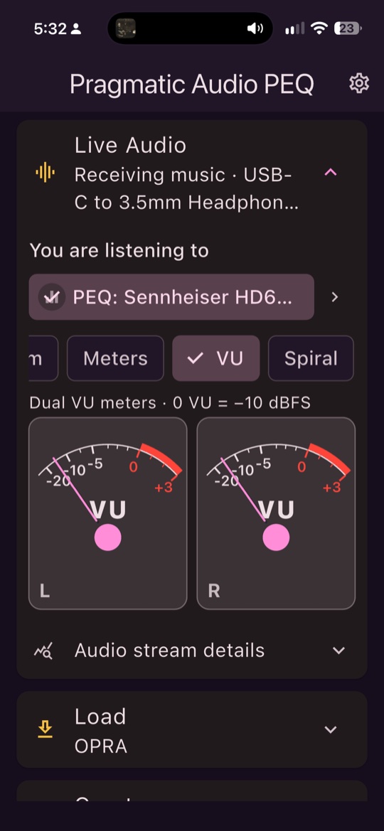 The Dual VU view