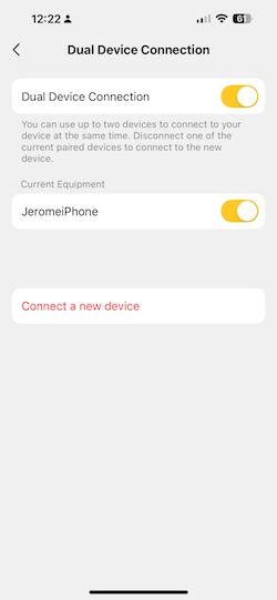 Dual Device Connection