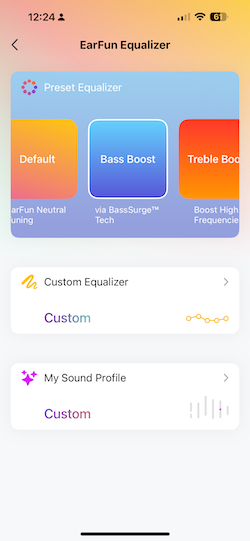 EQ Customization Interface