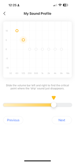 Sound Profile Selection