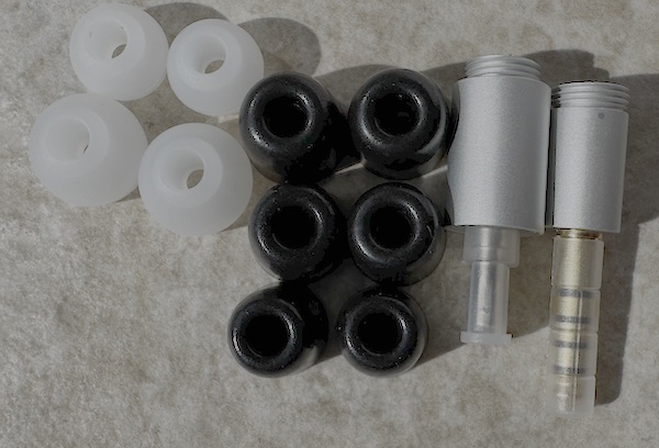 Ear tips and adapters collection
