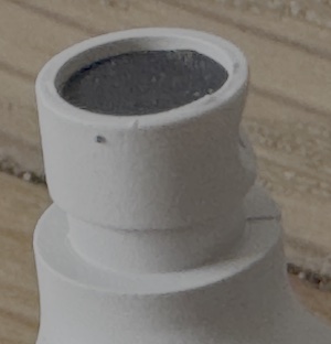 Nozzle with protective filter