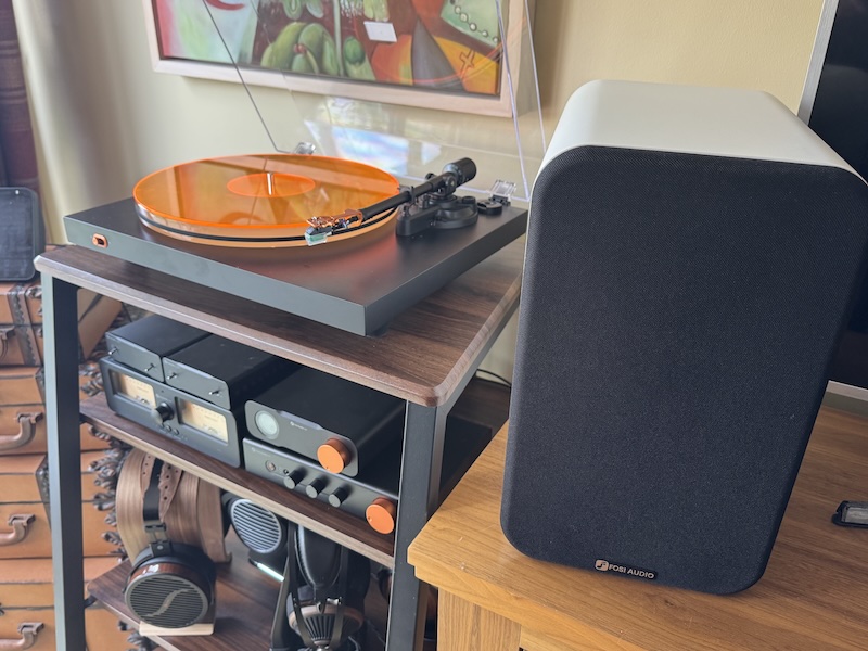 With other Fosi Audio equipment, grills on