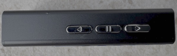 Side view with buttons