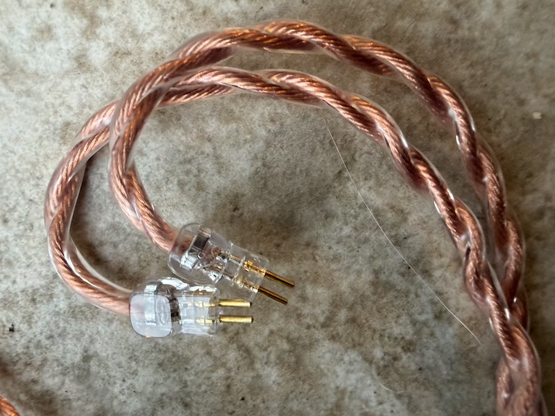 close-up of 2-pin socket on shell