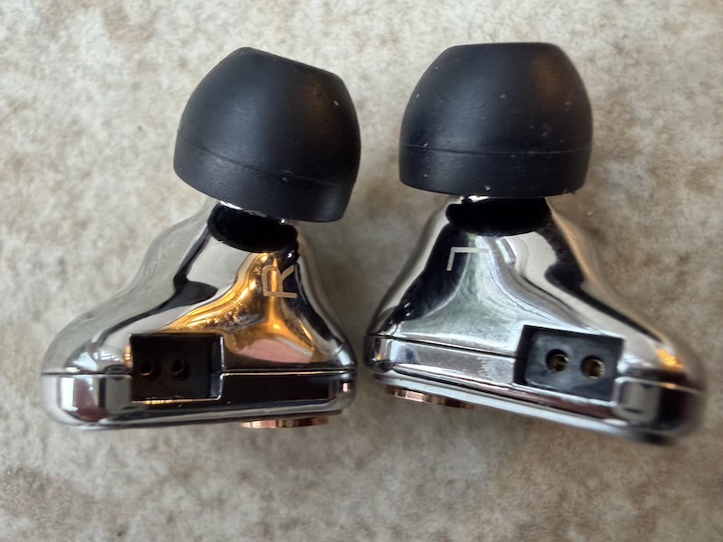 close-up of sculpted metal shell