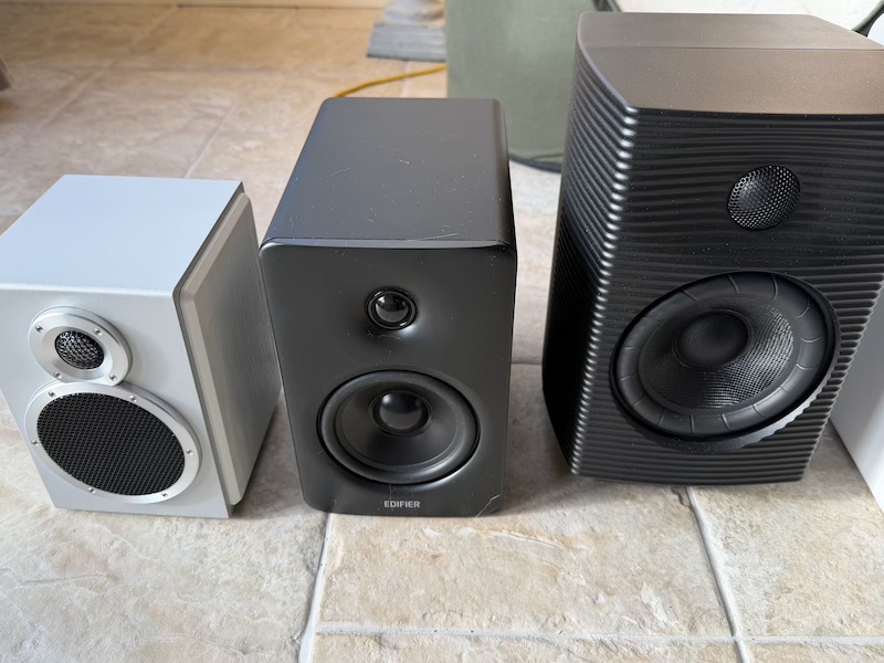 Edifier M90 and other desktop FiiO speaker comparison
