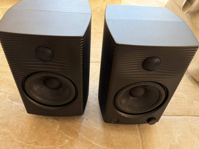 right speaker with power button