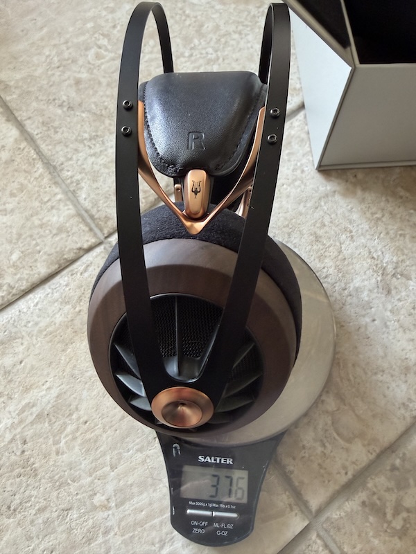 meze 109 pro weight on scale