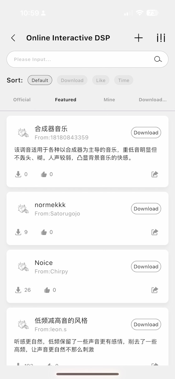 featured PEQ profiles from the community