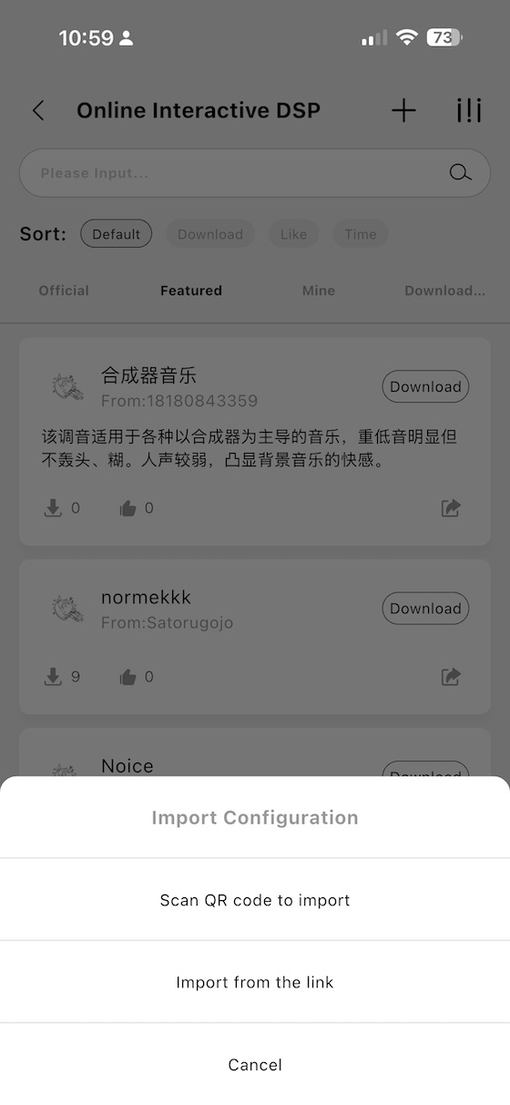 importing PEQ profiles