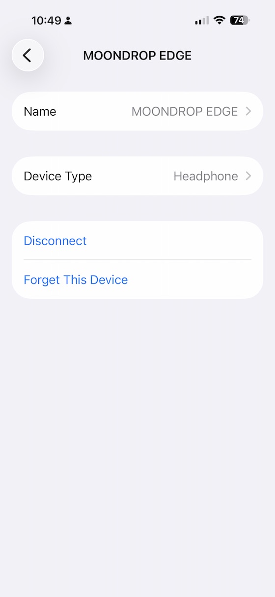 iOS Bluetooth pairing and configuration