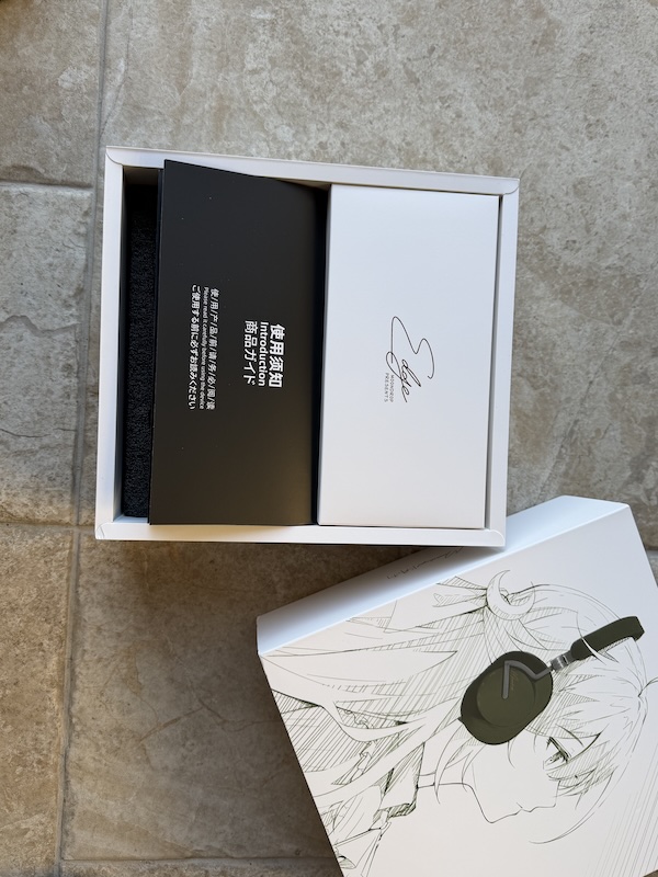 Edge removed from box showing the full package