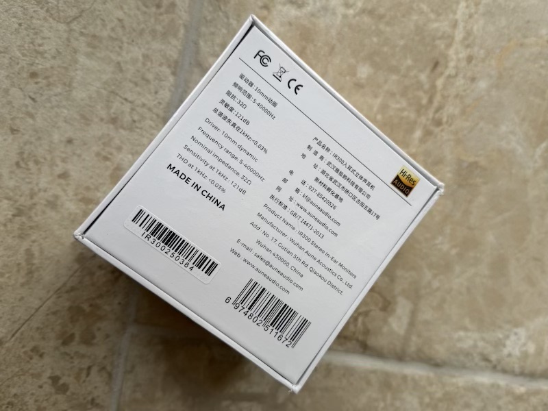 back of box showing specs and features