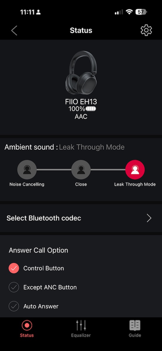 通透模式被翻译为"Leak-Through Mode"