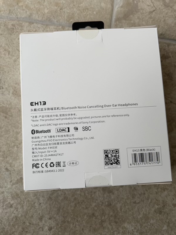 fiio eh13 box back