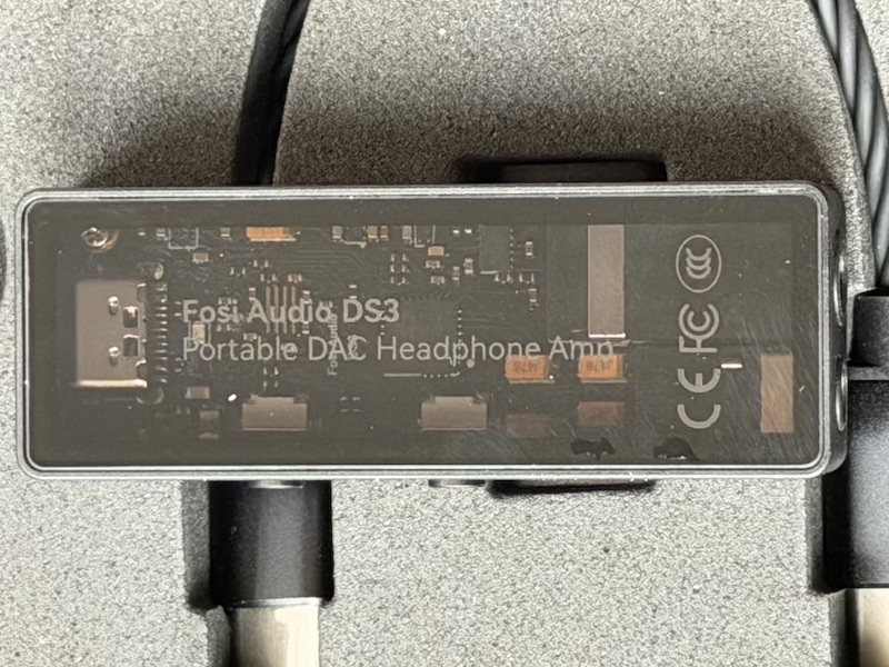 Back view showing frosted glass and branding