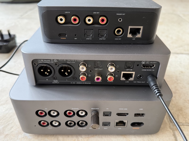 rear connections comparison with WiiM