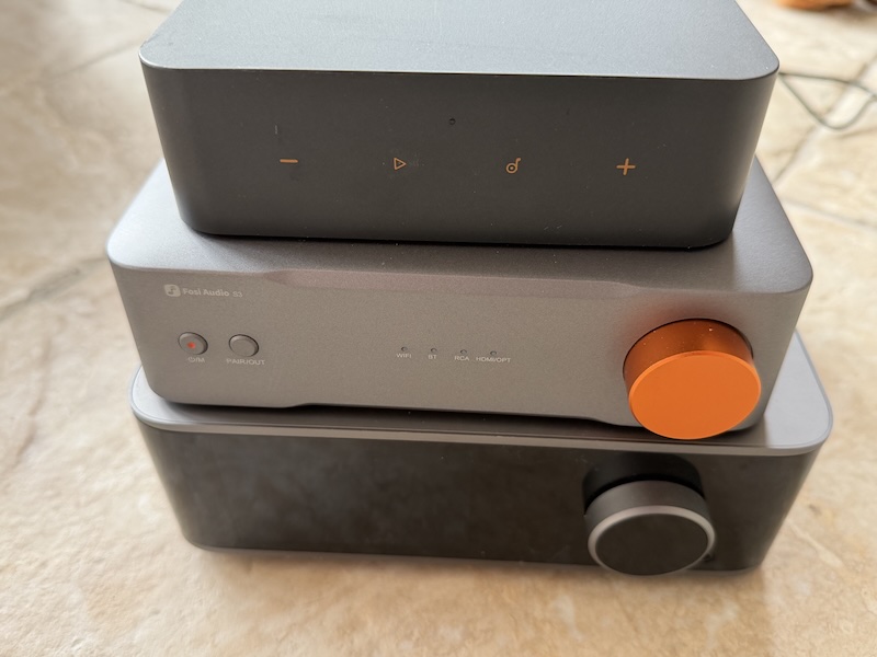 front panel comparison with WiiM