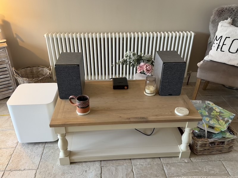 placed on a table for early listening