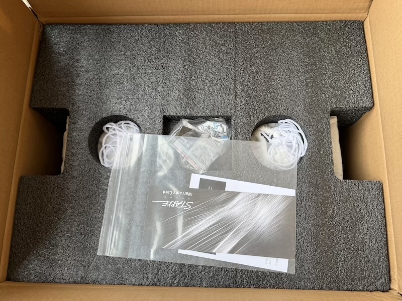 box open with accessories visible