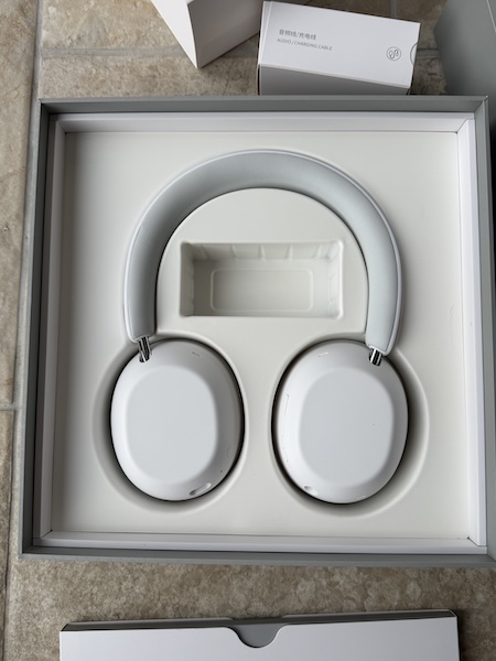 opening the box — Rita without protection