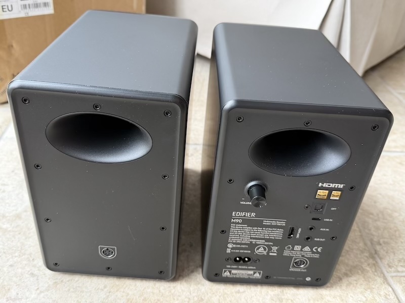 rear panel with all connections visible