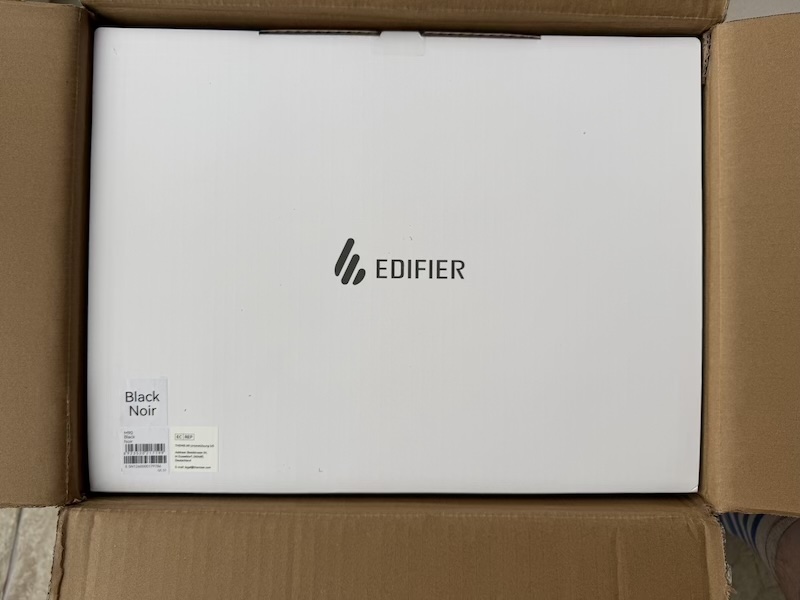 retail box visible inside shipment packaging