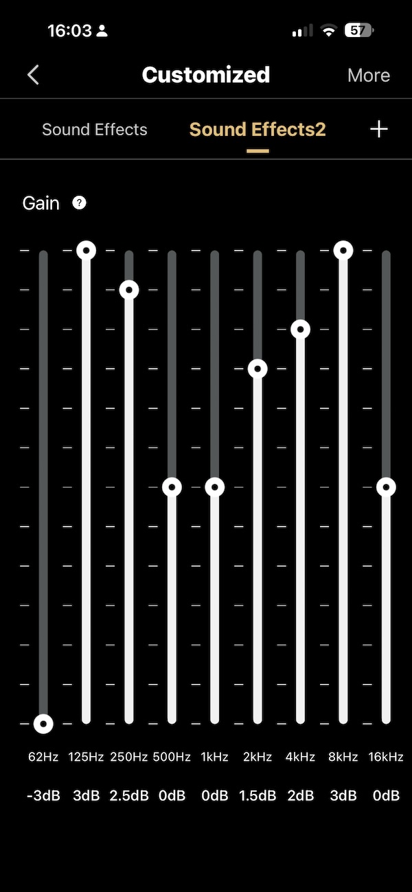 simple EQ target used for the WFH desktop setup