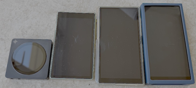 size comparison — snowsky disc, jm21, and m23 alongside the m33 r2r