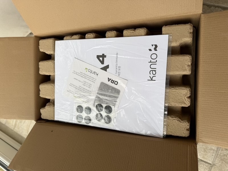 open box with manual visible on top