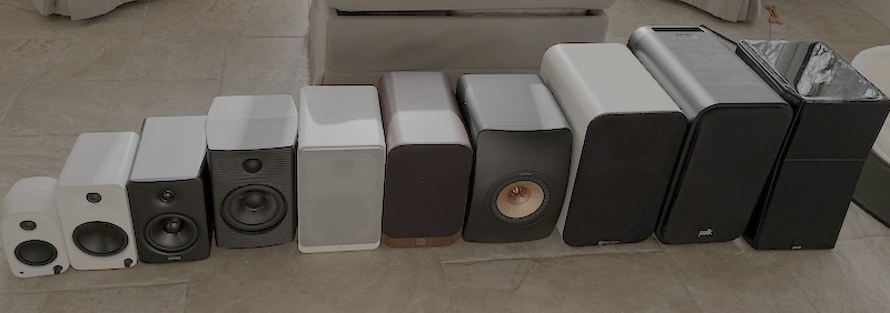ORA4 alongside a range of larger desktop speakers, view 2
