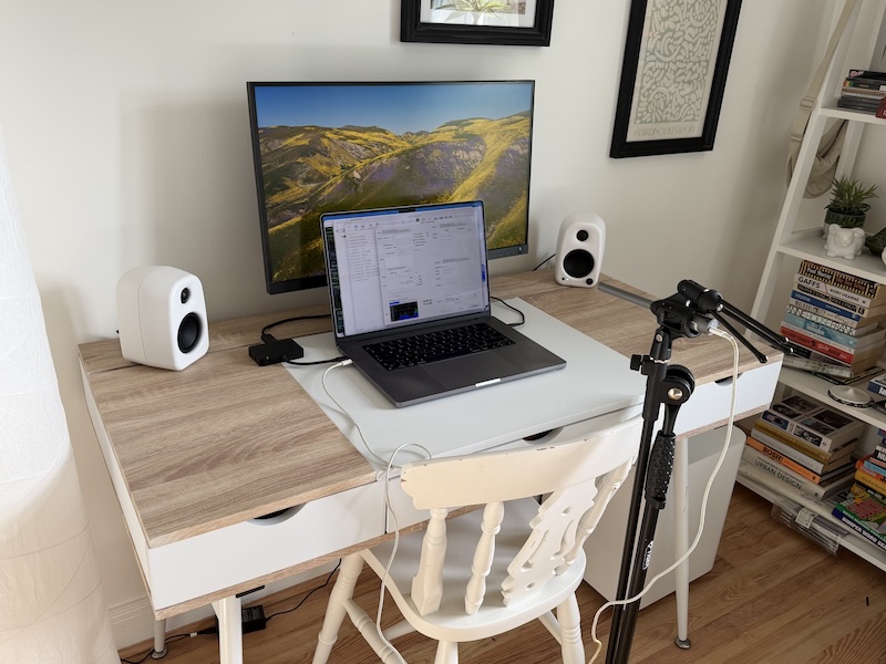 In-room measurement setup with microphone 1