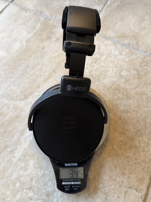 hedd d1 weight — 345g