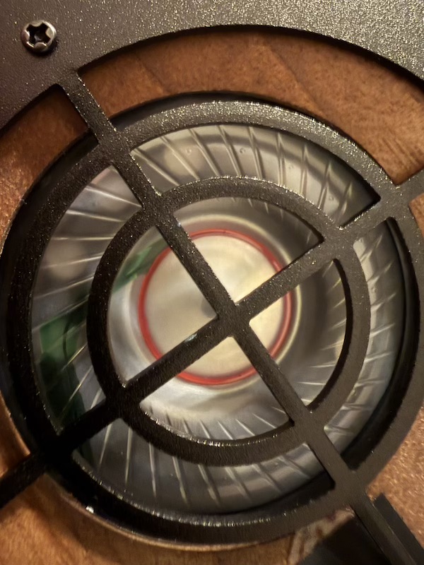 close-up of the 50mm composite dynamic driver