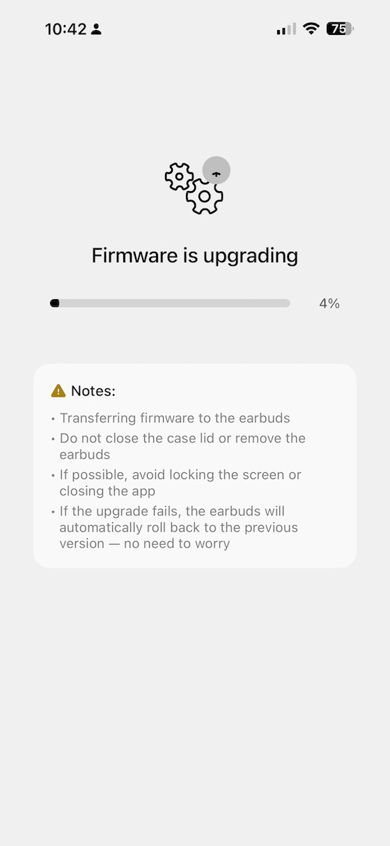 firmware update in progress