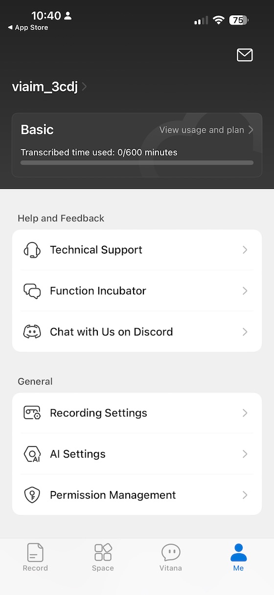 support screen with additional help options