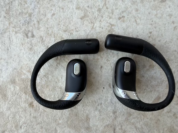 opennote showing the open-ear speaker design