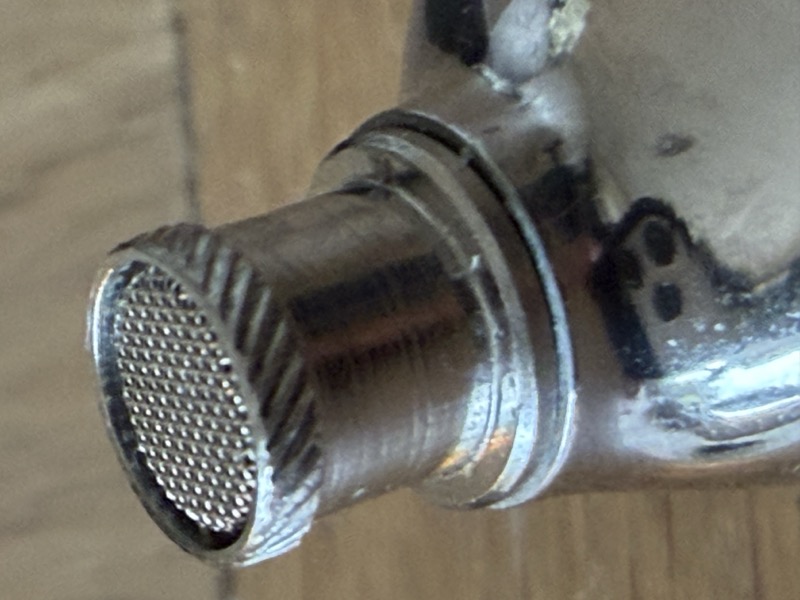 headphone output jack close-up