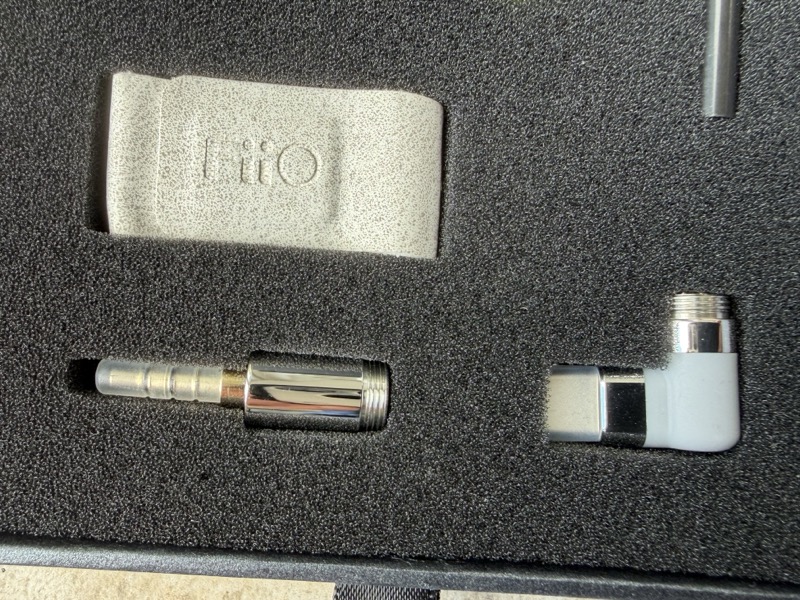 connector and accessory parts on the IEM side