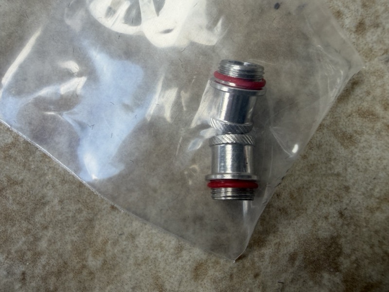 red-tipped audio cable close-up