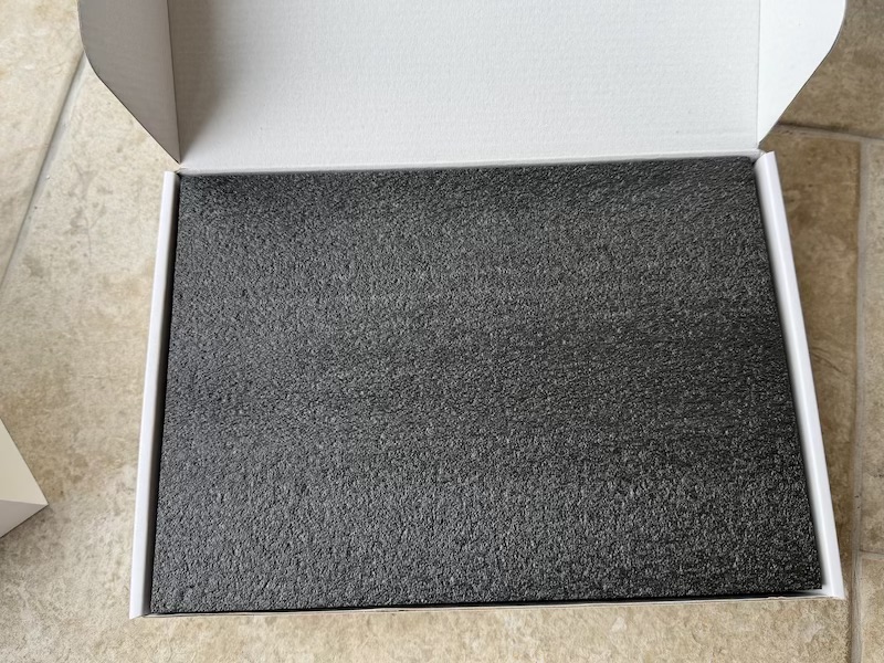 opening the box
