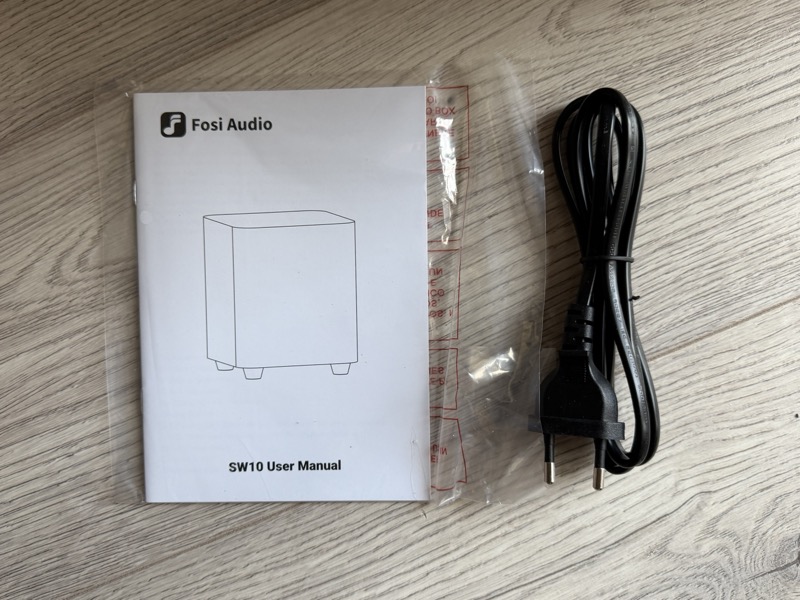 manual and power cable