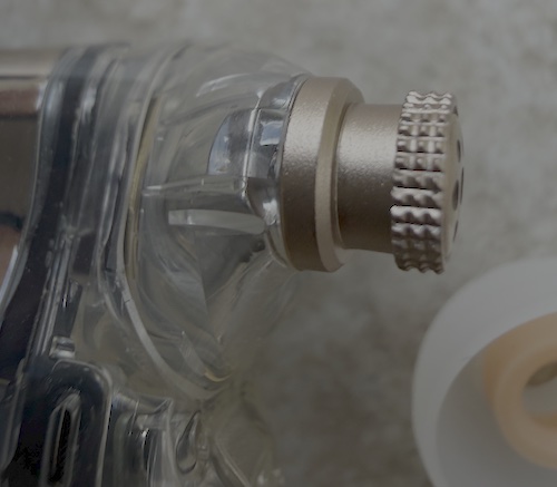 nozzle detail — machined aluminium