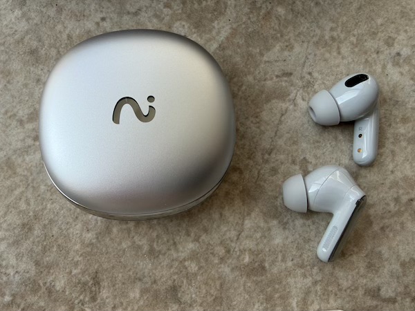 dots out of case next to case