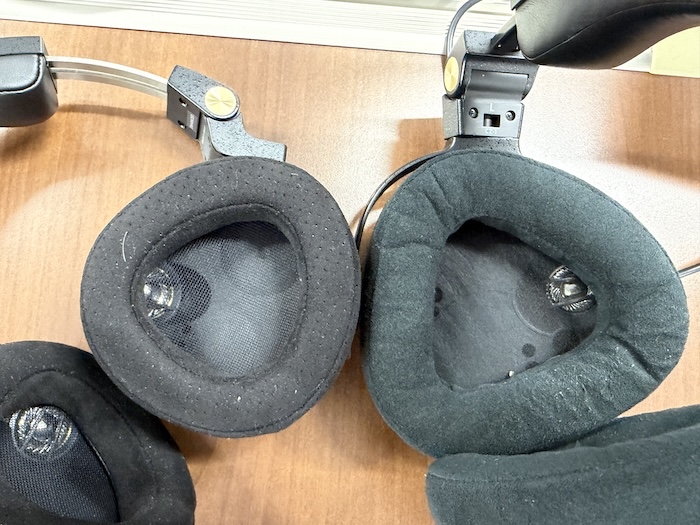 comparing earcup sizes across the range