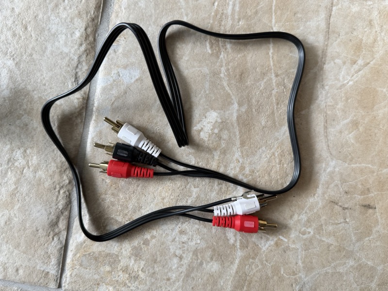 stereo RCA and ground cable kit