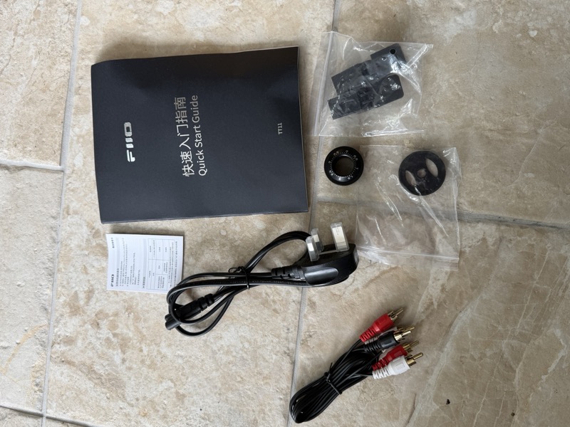 unboxing kit — accessories and cables