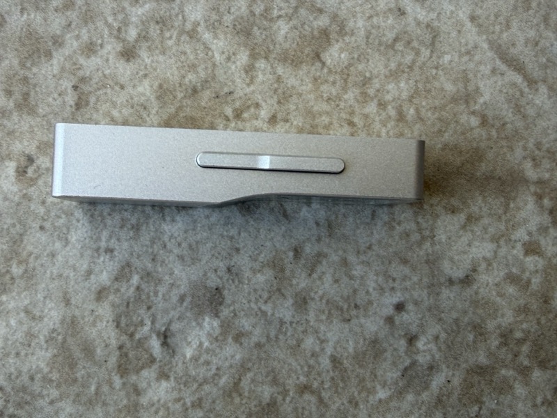volume slider along the top edge